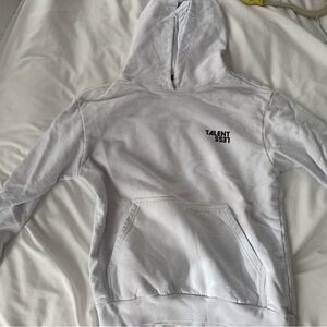 Talentless White Hoodie